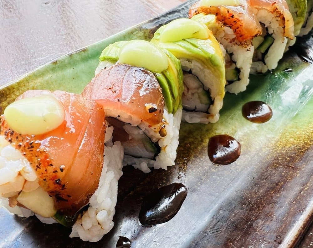 Chef's sushi assortment at Fukuoka Japanese restaurant Houston